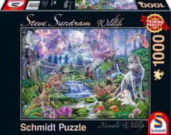 Schmidt Puzzle Divja narava: Živali v mesečini 1000 kosov