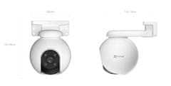 EZVIZ Kamera H8 Pro 2K zunanja, vrtljiva, IP, WiFi, 3MP, 4mm