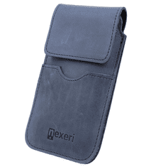 Nexeri Usnjeni pasni ovratnik Vertikalno odpiranje denarnice Nexeri Flap Leather SAMSUNG GALAXY S20 ULTRA / S21 ULTRA / OPPO A98 5G / REDMI 12 mornarsko modra