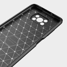 Nexeri XIAOMI POCO X3 PRO / POCO X3 Nexeri Karbonski oklepni kovček črne barve