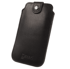 Nexeri IPHONE 13 / 13 PRO / 12 / 12 PRO Ohišje Nexeri Leather Pocket XL črno