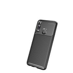 Nemo SAMSUNG GALAXY A20S Oklepni etui Odporen na udarce Carbon Fiber črn