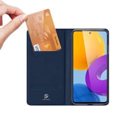 Dux Ducis Ohišje SAMSUNG GALAXY M52 5G s flipom Dux Ducis Skin Leather navy blue