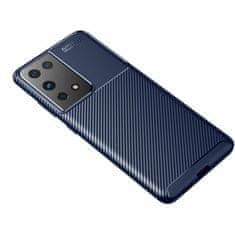 Nemo SAMSUNG GALAXY S21 ULTRA Oklepni etui Odporen na udarce Carbon Fiber blue