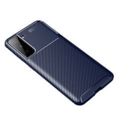 Nemo SAMSUNG GALAXY S21+ PLUS Oklepni etui Odporen na udarce Carbon Fiber blue