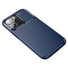 Nemo Ohišje za IPHONE 13 PRO Oklepni udarno odporen Carbon Fiber blue