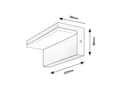 Rabalux Rabalux 77092 Zaragoza LED IP54 10W črna 4000K