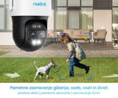 Reolink TrackMix W760 IP kamera, WiFi, 4K, nočno snemanje, LED