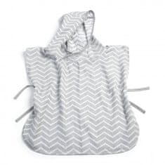 KipKep muslin PONCHO M Silver Grey