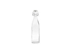 Steklenica z vzvodnim pokrovčkom 500ml kvadratno steklo