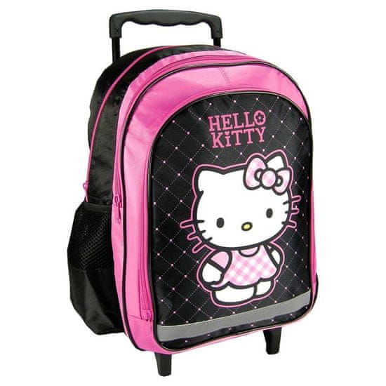 VSE ZA ŠOLO Torba šolska na kolesih trolley hello kitty