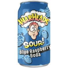 Warheads Blue Raspberry Sour Soda 355ml