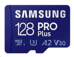 Samsung Samsung/mikro SDXC/128GB/180MBps/Class 10/+ Adapter/Blue