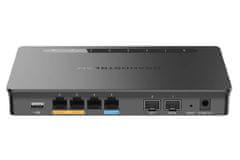 Grandstream GWN7002 Usmerjevalnik VPN 2 SFP, 4 vrata Gb / 1 vhod PoE, 2 izhoda PoE