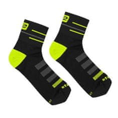 SOX športne nogavice črno-rumene fluo velikost (čevlji) M/L