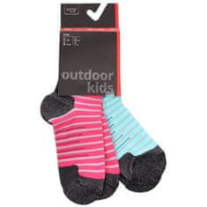 Lenz Outdoor Kids 1.0 Otroške nogavice Turquoise-Pink Velikost (čevlji) EU 27-30