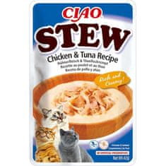 Inaba Ciao Stew piščanec in tuna 40g