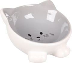 Flamingo Puzi Cat bowl Grey 125ml