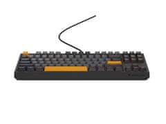 Genesis Gaming Keyboard THOR 230/TKL/RGB/Outemu Red/Wired USB/US layout/Anchor Negative Grey