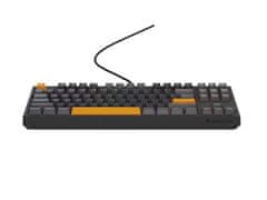 Genesis Gaming Keyboard THOR 230/TKL/RGB/Outemu Red/Wired USB/US layout/Anchor Positive Grey