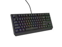 Genesis Gaming Keyboard THOR 230/TKL/RGB/Outemu Red/Wireless USB/US layout/Black