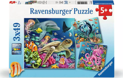 Ravensburger Puzzle Življenje pod vodo 3x49 kosov