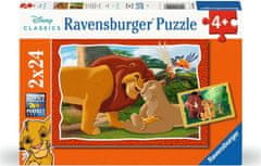 Ravensburger Puzzle Disney: Levji kralj 2x24 kosov