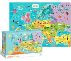 DoDo Puzzle Zemljevid Evrope 100 kosov