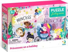 DoDo Puzzle Princeske na počitnicah 30 kosov