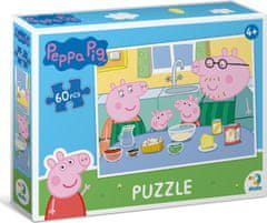 DoDo Puzzle Peppa Pig: Kuhanje skupaj 60 kosov
