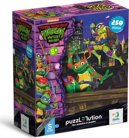 DoDo Puzzle Ninja želve: Donatelo in Michelangelo 250 kosov