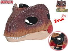 Dinoworld maska dinozavra na baterije z zvokom
