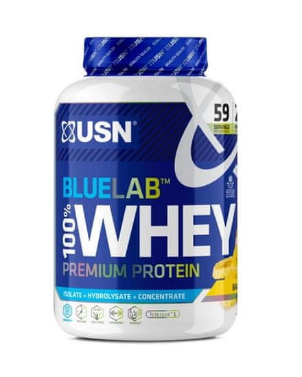 USN BlueLab 100% Whey Protein Premium 2000 g banana