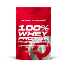 Scitec Nutrition 100% Whey Protein Professional 1000 g jagoda