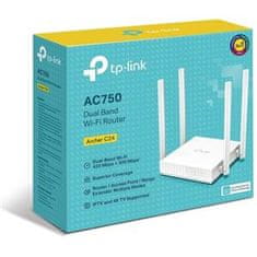 TP-Link Dual Band Wi-Fi Router 300 Mb/s/2,4 GHz + 433 Mb/s/5 GHzSPEC: 4×Antennas, 1×10/100M WAN Por