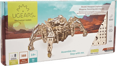 UGEARS 3D sestavljanka Hexapod Explorer 388 kosov