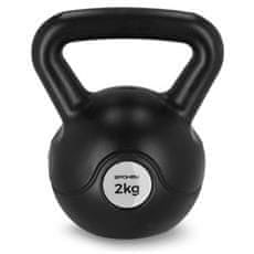 Spokey KETLA Kettlebell plastična utež 2 kg