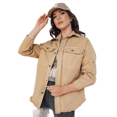 Dstreet Ženska jeans jakna RAWEY beige ty4308 S