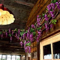 HOME & MARKER® Umetno cvetje, Okrasno cvetje, Cvetje za dekoracijo, Okrasitev sten, lokov (180 cm) | WISBLOOM
