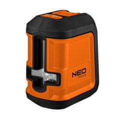 NEO Cross line laser 15 m, zelen, nosilec, etui