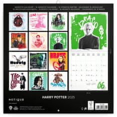 NOTIQUE Mrežni koledar Harry Potter 2025, 30 x 30 cm