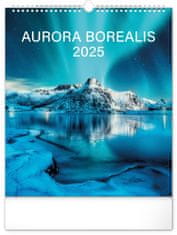 Notique Stenski koledar Aurora Borealis 2025, 30 x 34 cm