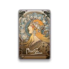 Magnet Alfons Mucha - Zodiak, 54 × 85 mm