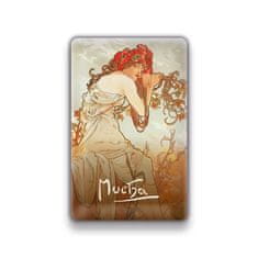 Magnet Alfons Mucha - Poletje, 54 × 85 mm