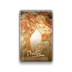 Magnet Alfons Mucha - Pomlad, 54 × 85 mm