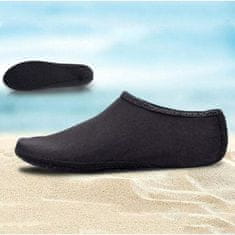 VIVVA® Čevlji za v vodo, Nedrseči vodni čevlji, Obutev za v vodo (Črna, 42-45) | SEASOLES