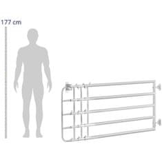 Wiesenfield Nastavljiva pašna vrata za ograde 500 - 570 x 90 cm