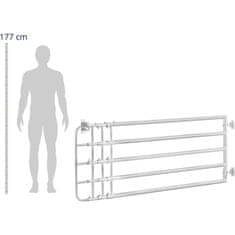 Noah Nastavljiva pašna vrata za ograde 600 - 670 x 90 cm