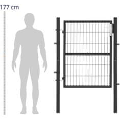 Wiesenfield Vrtna vrata iz jekla 105 x 170 cm