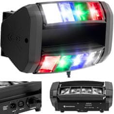 NEW Scenska razsvetljava etrad CON.LED-109 gibljiva glava Spider 8 LED 27W RGBW